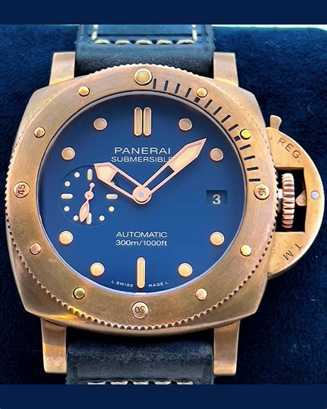 panerai bronzo 2021|panerai bronzo blu abisso.